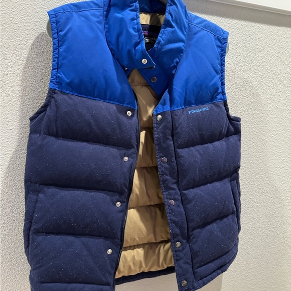 (S) Patagonia Men’s M's Bivy Down Vest (Blue/Royal Blue) - Picture 5 of 10